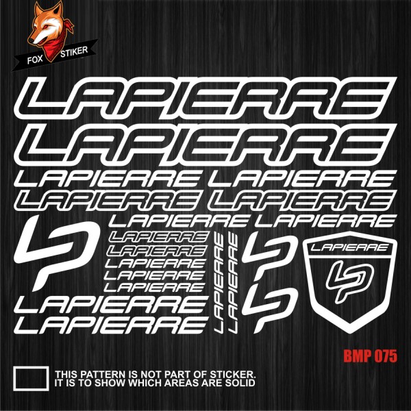 Bicycle Frame Decal Stickers   LAPIERRE-03